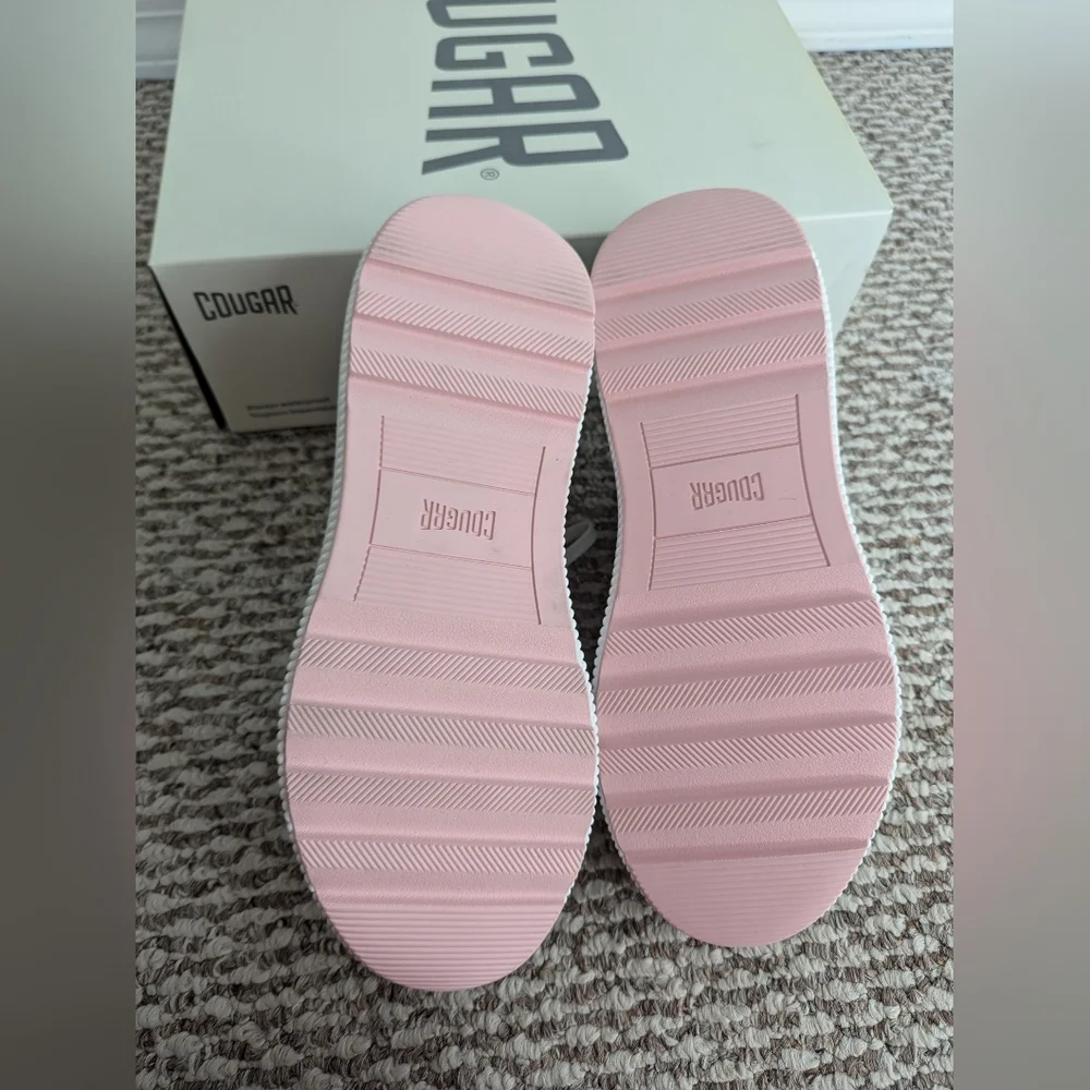 Cougar Sayah Women's Sneaker White Gray & Pink Size 9.5.